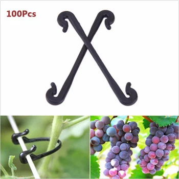 

Newest Arrival 100PCS U Type Tomato Clips Trellis Garden Vegetable Binder Twine Plant Support