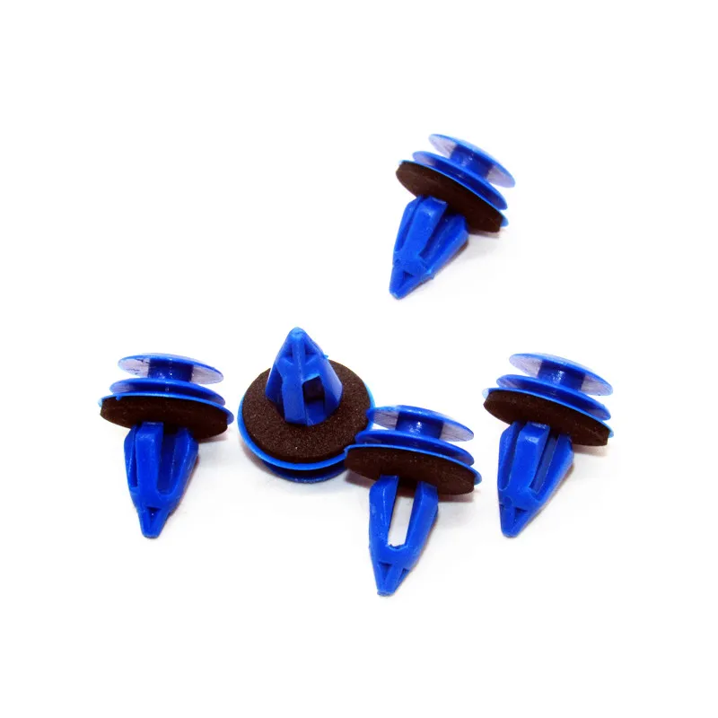 9.5mm Blue Car Door Tailgate Trim Panel Clip for Land Rover Discovery Evoque Jaguar car Accessories. 50pcs auto accessories plastic rivets