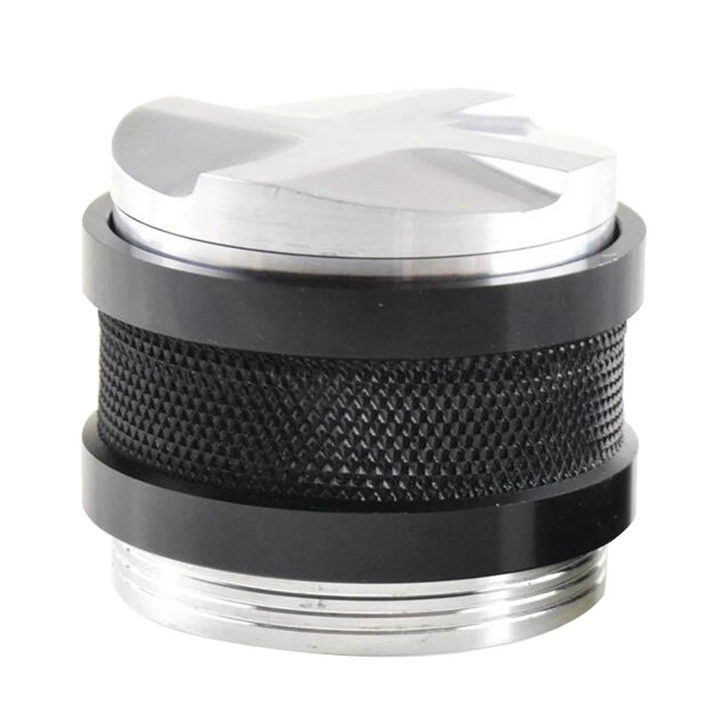 Smart Coffee Tamper 58mm Coffee Distributor Leveler Tool with Four Angled Slopes (Black)