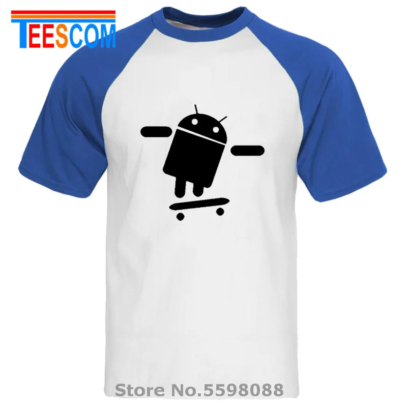 Raglan white blue