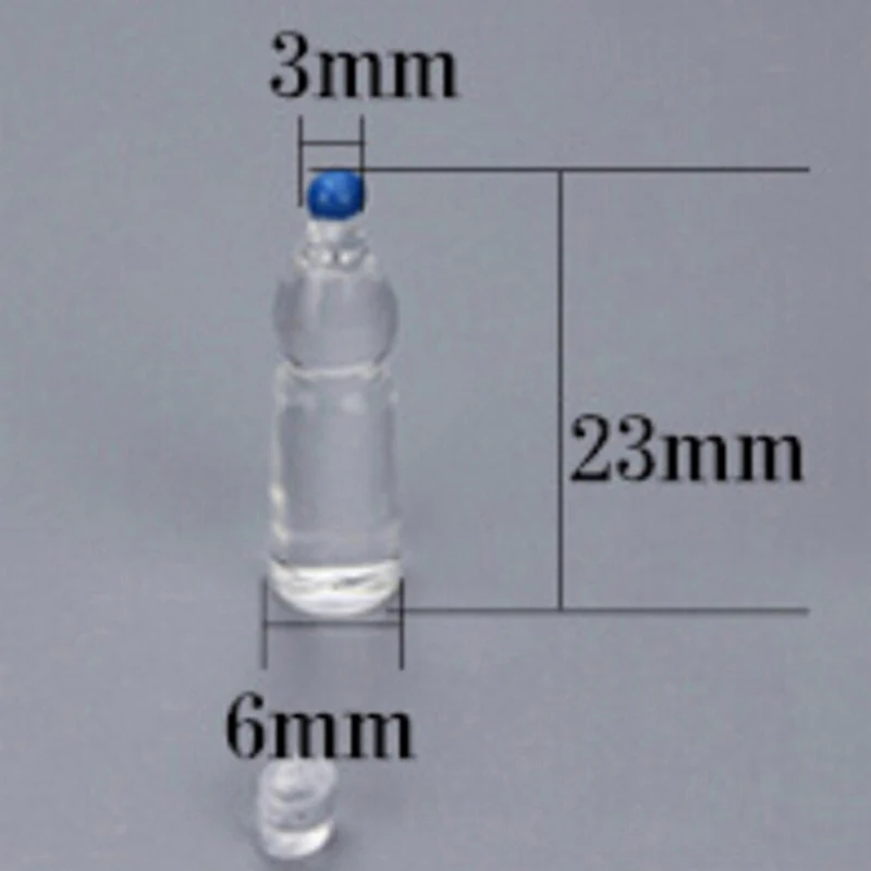 Кукольный Миниатюрный домик 4 шт./компл. пластиковая имитация бутылки с