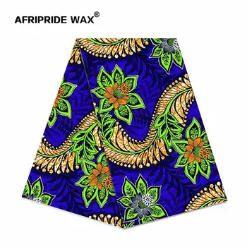 

African ankara print fabric wholesale 100% good cotton real wax brocade fabric for clothing one pattern 4 colors A18F0620
