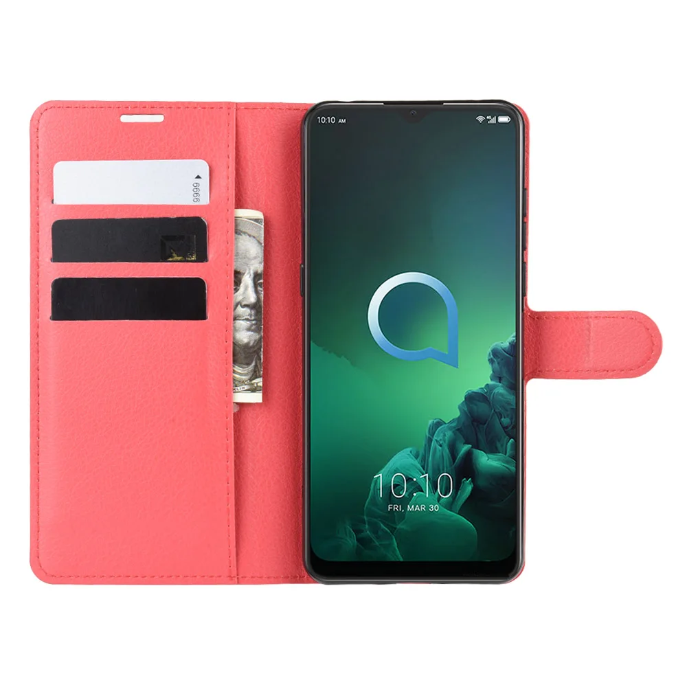 Чехол для Alcatel 3X 2019 кожаный флип чехол телефона подставка чехол|Бамперы| |