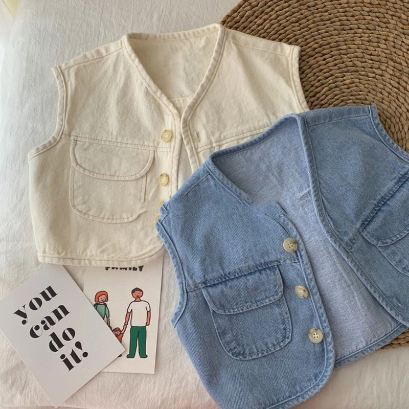baby denim vest