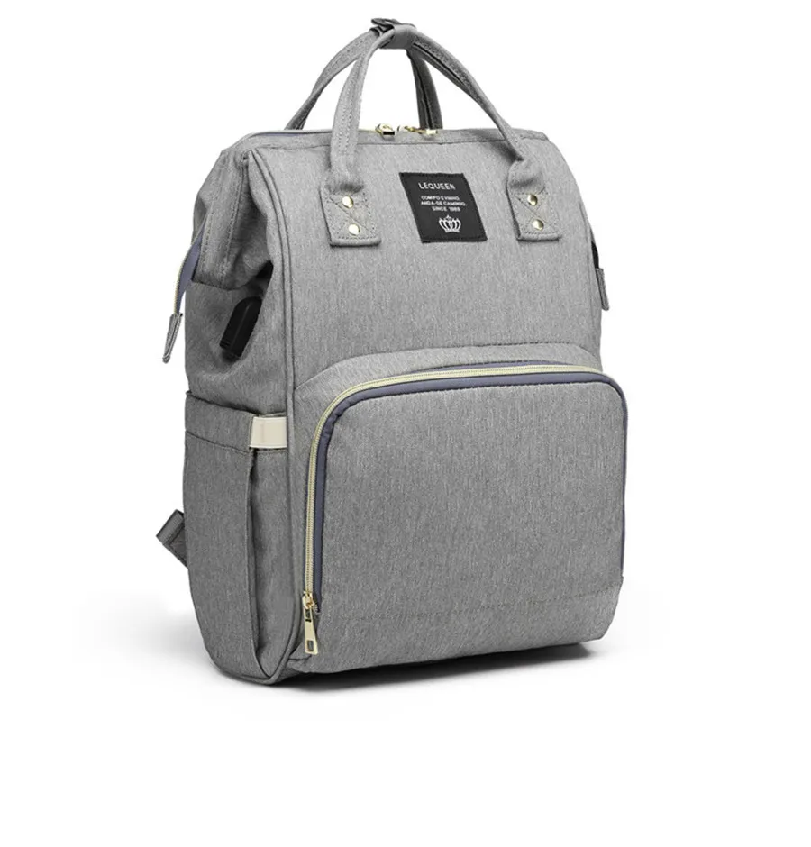 USB сумка для подгузников, рюкзак для ухода за ребенком для мамы, Большой Вместительный рюкзак для мамы, водонепроницаемая сумка для беременных
