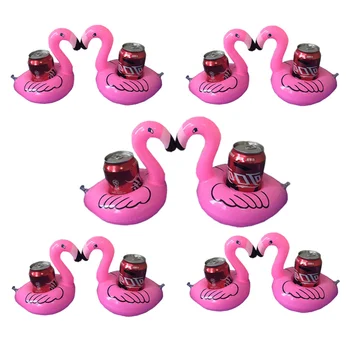 

Pink Flamingo Party Flamingo Decoration Float Inflatable Drink Cup Holder Garden Pool Summer Hawaiian Party Decor Tropical Decor