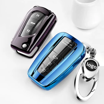

New Soft TPU Car Key Case Shell For TOYOTA Aighth Generation Camry Corolla Levin Previa CHR Key Protection Cover