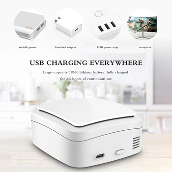 

Portable Mini Ozone Air Purifier Fresh Deodorant Sterilizer Eliminator For Car Refrigerator Closets Pet