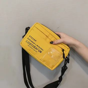 

Trendy Wild Handbags Female Fashion Messenger Bag Round Personality Trend Simple Canvas Leisure Zipper Printing Shoulder Bag