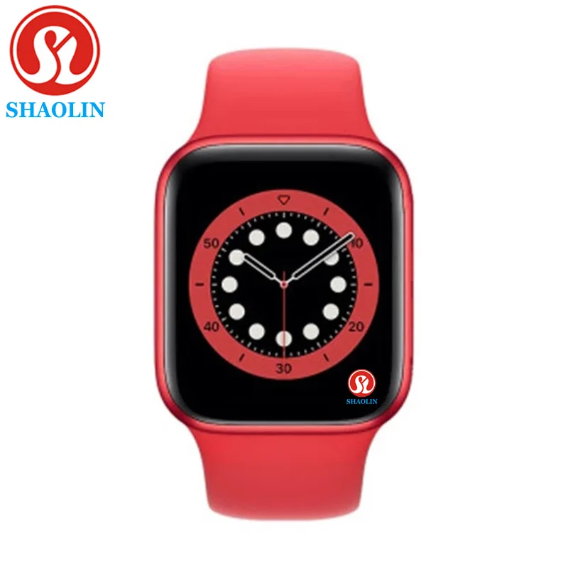 SHAOLIN-reloj inteligente Serie 6 para hombre y mujer, Pulsera Original con Bluetooth, para Apple Watch, iOS, iPhone, Xiaomi, teléfono Android