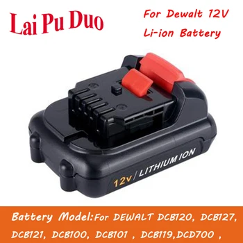 

12V 3Ah Li-Ion Replacement Power Tool Battery For DEWALT DCB120 DCB100 DCF813S2 DCL510 DCF610S2 DCT414S1 DCF815 DCT410S1