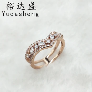 

Shining Horse Eye Stone Double Wishbone Ring