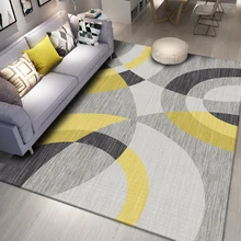 Ковер в скандинавском стиле, ковер для гостиной, современный минималистичный ковер для спальни, полный проложенный прикроватный ковер для дома, большая площадь