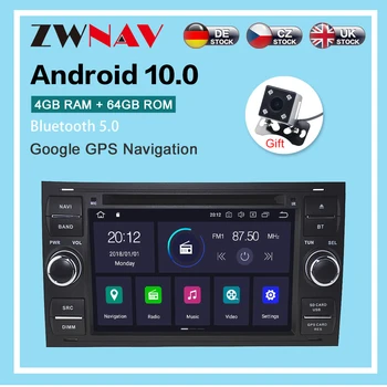 

Android 10.0 Car Multimedia GPS Navigation For FORD FIESTA FUSION GALAXY TRANSIT KUGA radio Player Head Unit dsp 4G 64GB/32GB
