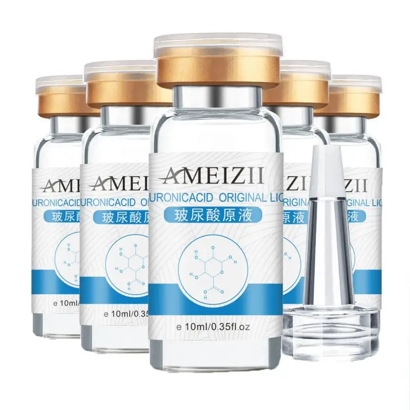 

AMEIZII 10ml Pure Hyaluronic Acid Skin Care Serum Moisturizing Whitening Face Serum Anti Aging/wrinkle Face Snail Serum TSLM1