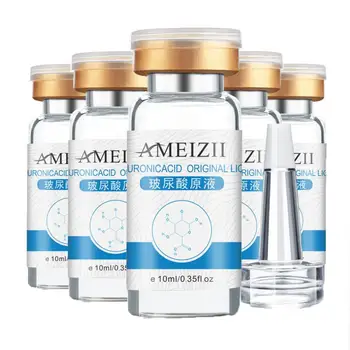 

AMEIZII 10ml Pure Hyaluronic Acid Skin Care Serum Moisturizing Whitening Face Serum Anti Aging/wrinkle Face Snail Serum TSLM1
