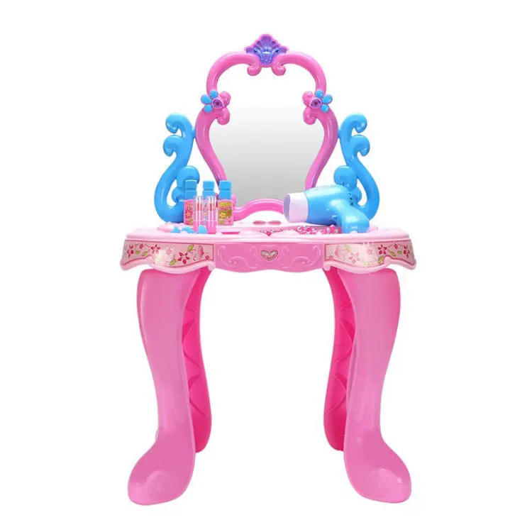

Children Play House Cosmetics Princess Makeup Kit Dresser Set xiong cheng 213 Dreamy Beautiful Dressing Table