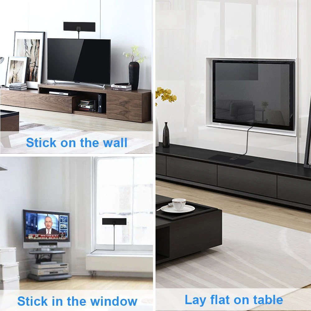 Комнатная ТВ антенна kebidumei HD 1080P HDTV цифровой усилитель с высоким коэффициентом