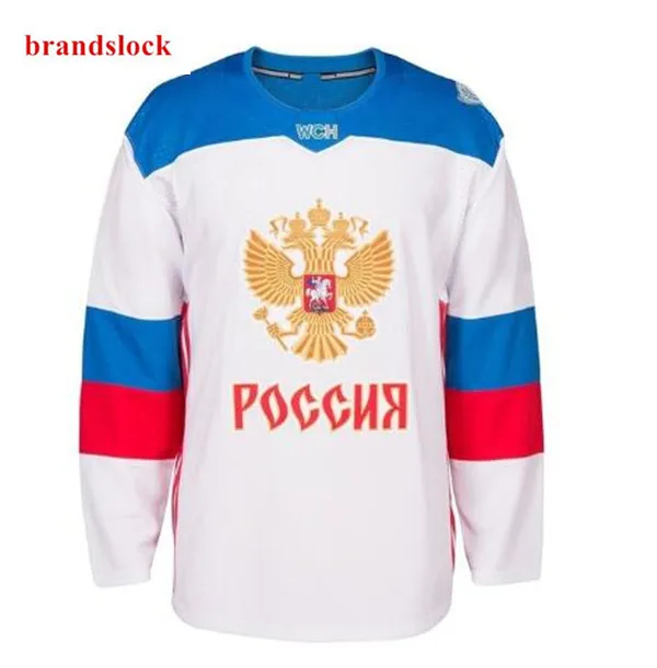 

2019 new Hockey Jersey eam Russian Embroidery Stitched Customize any number and name Jerseys