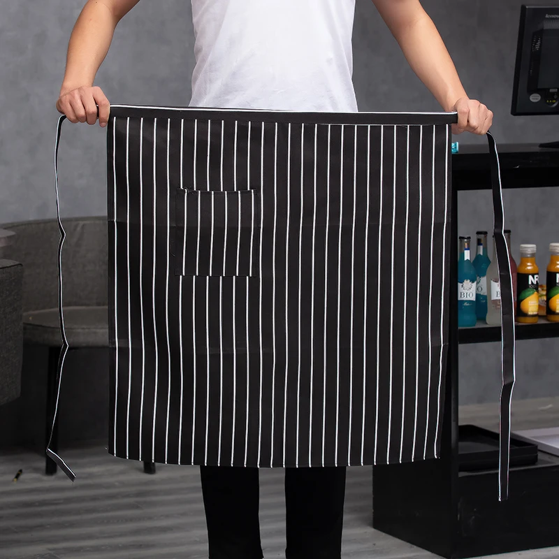 2024 Newest Hot Solid Cooking Kitchen Apron For Woman Men Chef Waiter Cafe Shop BBQ Hairdresser Aprons Bibs Kitchen Accessory