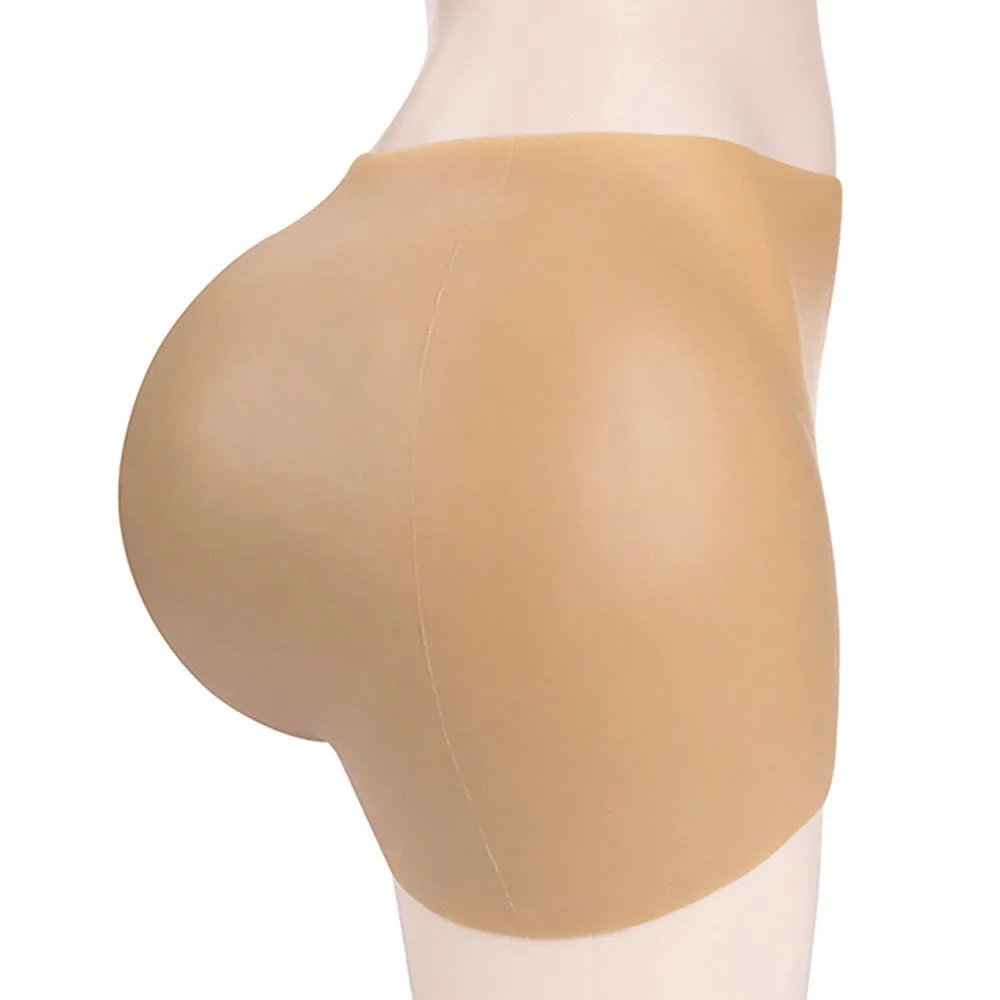 110cm New Informtion Full Silicone Hips Ass Enhancer Shaper Panty Shaped Has 3 Size Thinckness Beige Pants Mens False Butt