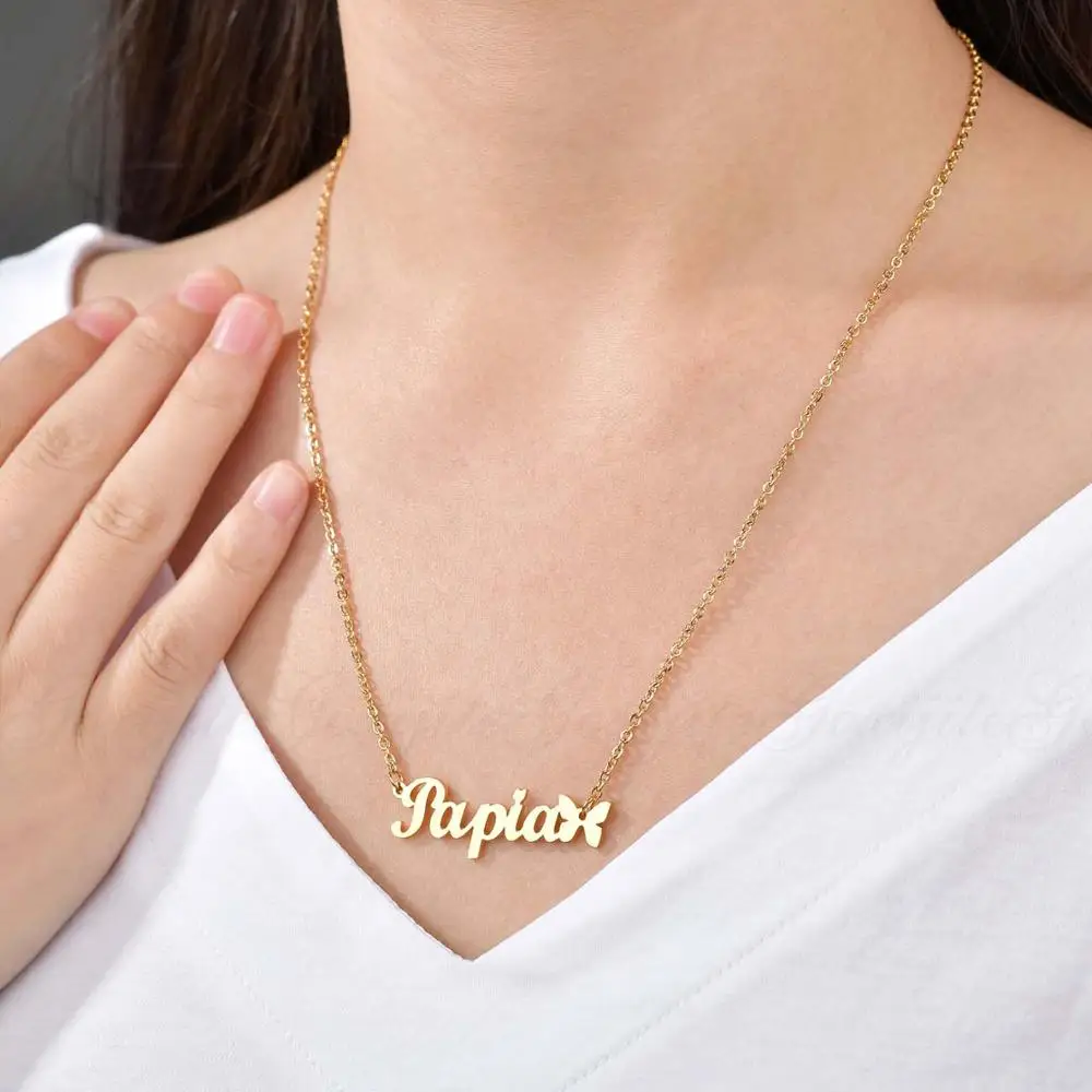 Goxijite Personalized Nama Kalung 