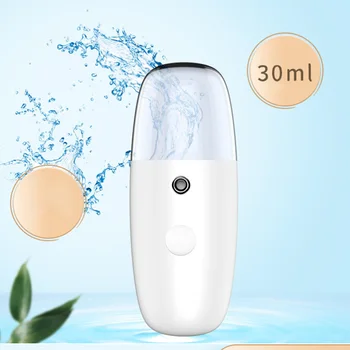 

1 PC Facial Steamer Cold Mist Nano USB Handheld Portable Moisturizing Atomizer for Facial Care