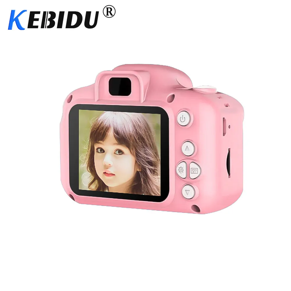 Мини-камера для детей, мультяшная Милая камера, 2 дюйма, HD экран, заряжаемые цифровые игрушки, уличная фотография, реквизит для детей, подарок на день рождения