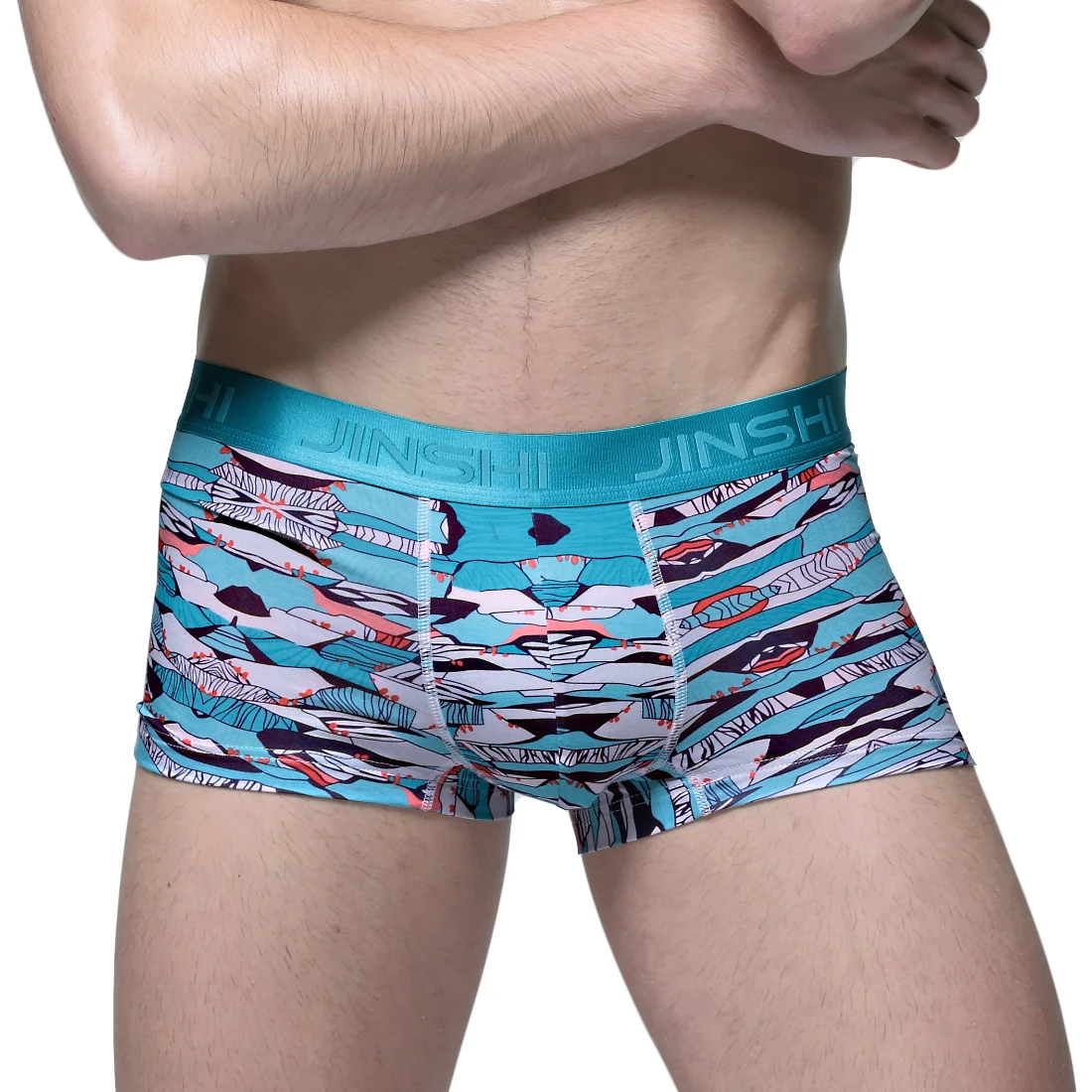 New Youth Shorts Men's Boxer Shorts Fashion Print Bamboo Breathable Comfortable Sexy Male Boxer Briefs