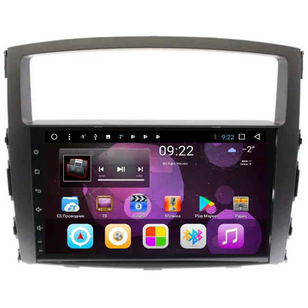 Штатная автомагнитола VOMI ST2735-T8 для Mitsubishi Pajero 4 на Android 8.1.0(+ Камера заднего вида в подарок