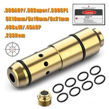 

Military 9mm/380ACP/40S&W/223Rem Red Dot Laser Tactical Dry Fire Laser Training Bore Sight For Hunting Training Laser Bullet