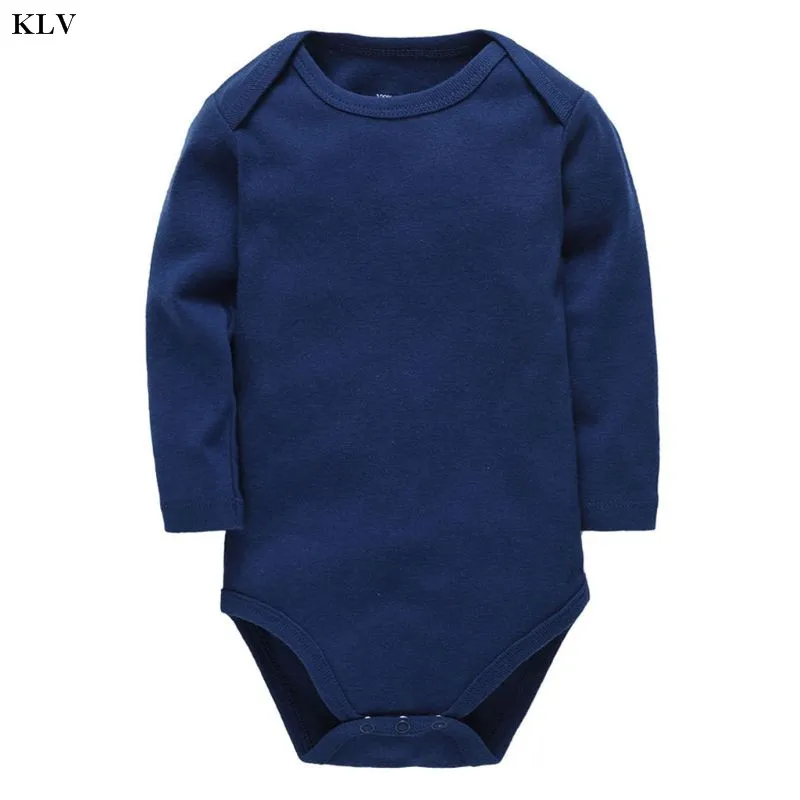 3 шт./компл. комбинезон для детей, хлопковая одежда с длинным рукавом однотонные Цвет Одежда для новорожденных детей Костюмы младенец baby Shower подарки