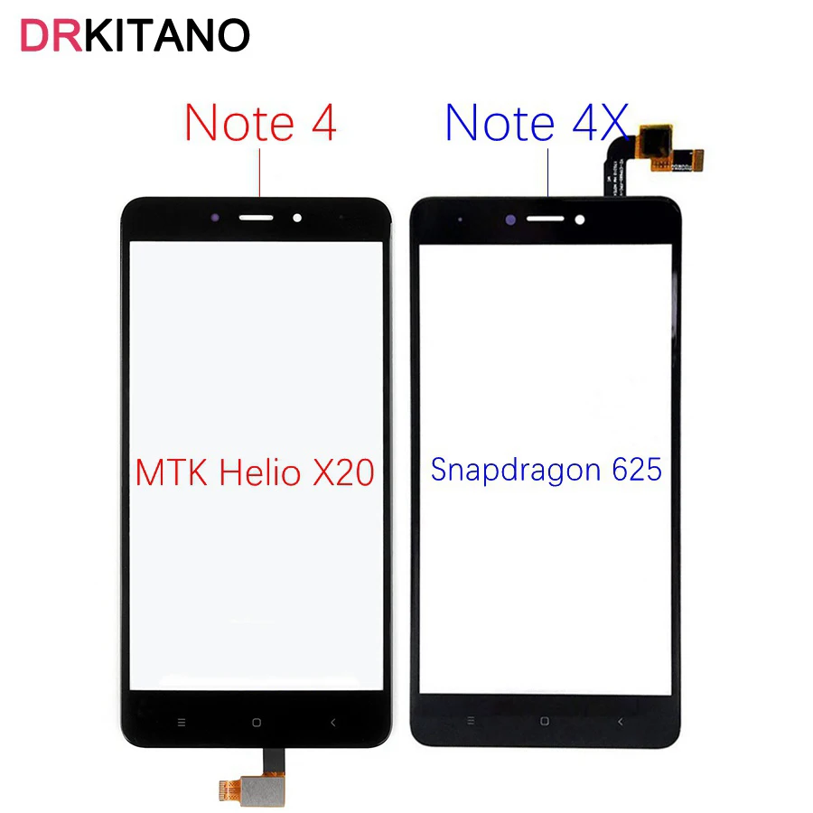 Для Xiaomi Redmi Note 4/4X Pro Сенсорный экран дигитайзер Передняя стеклянная панель Note4 сенсорный экран для Xiaomi Redmi Note 4 сенсорный экран