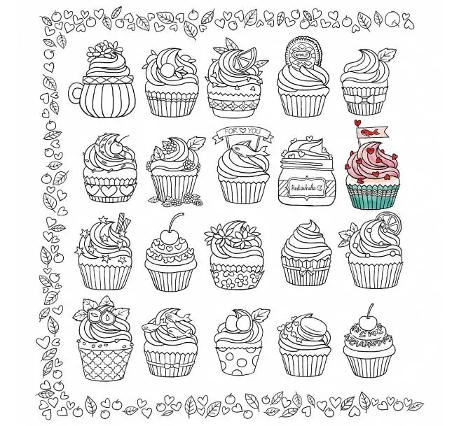 Korea Coloring and the Food delicious light time graffiti book food coloring book coloring books for kids