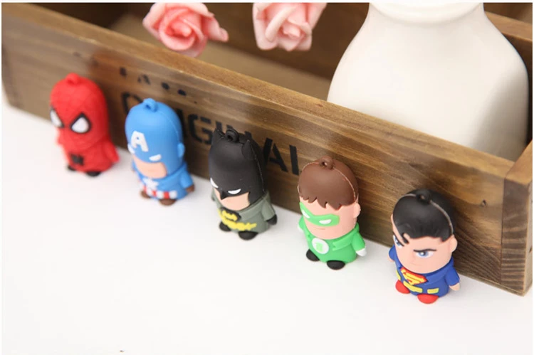 Usb 2,0 флеш-накопитель 32 Гб мини модель Мстителей высокоскоростной usb ключ 8 ГБ 16 ГБ реальная емкость 64 ГБ флэш-диск 128 Гб подарок