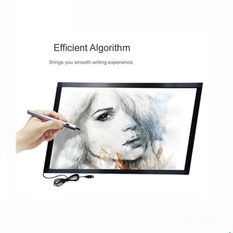 Infrared IR Touch Screen Overlay kit for 65 inch 10 points IR Touch Frame for interactive kiosk