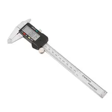 Pied à coulisse en acier, outil de mesure micrométrique professionnel avec affichage numérique LCD, 150mm, 15cm, 6 pouces