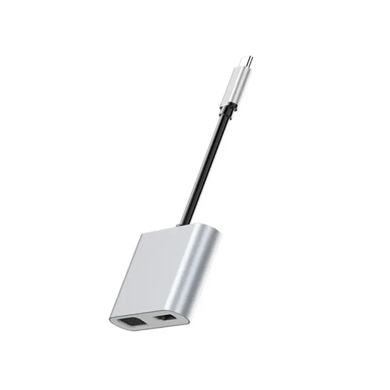 4 в 1 USB C type-C к HDMI 4K VGA USB3.0 видео адаптер PD быстрое зарядное устройство