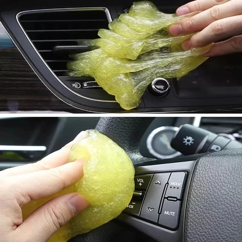 60ml Super Auto Car Cleaning Pad Glue Powder Cleaner Magic Cleaner Dust Remover Gel Home Computer Keyboard Clean Tool