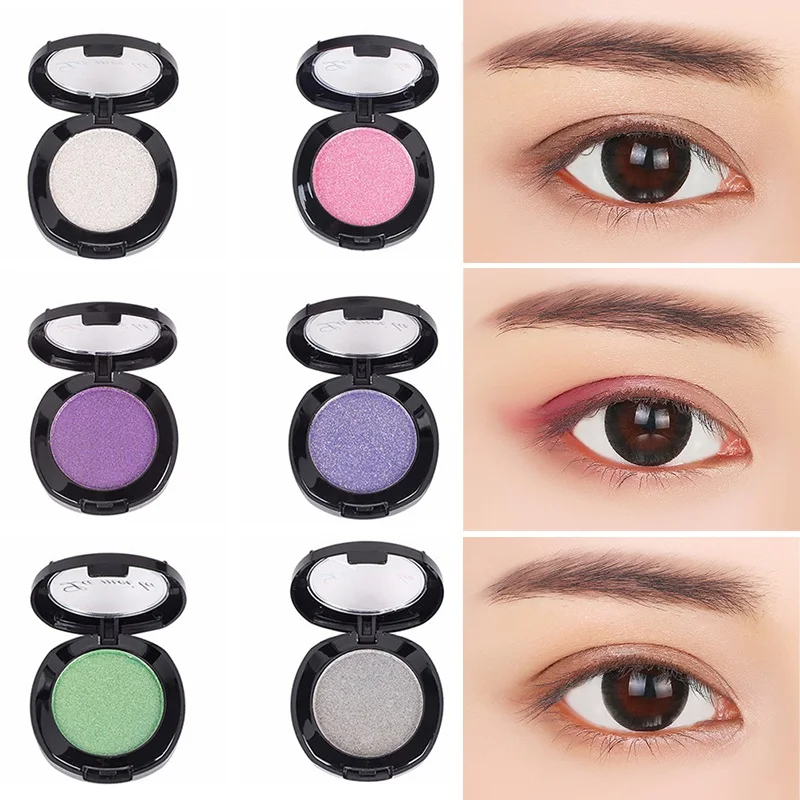 

Women Eye Shadow Sexy Solid Color Glitter Eyeshadow Beauty Eyes Makeup Eye Shadow Palette Cosmetics