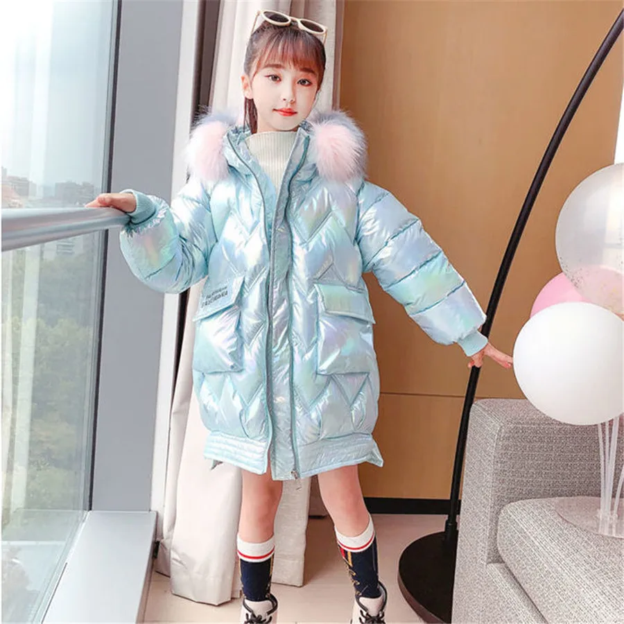 lightweight spring jacket 2022 Girls Winter Children Clothing Long Parka Jacket Baby Girl Clothes colorful Coat Snowsuit Outerwear Hooded Kids Overcoat wool pea coat