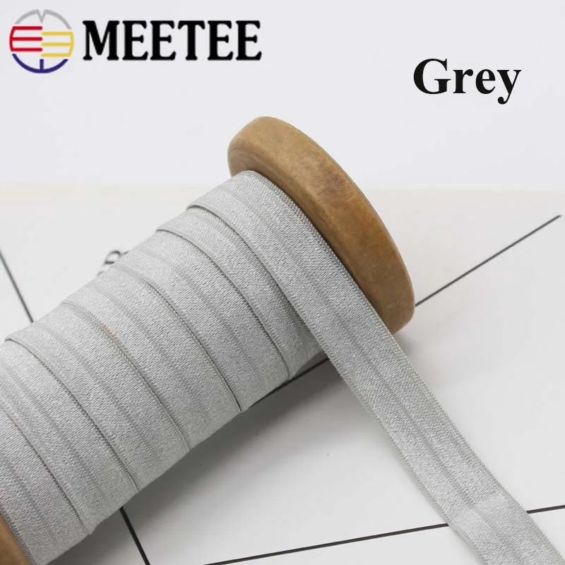 Эластичная лента Meetee 22 м 15 мм яркая для волос нейлоновая украшение головы
