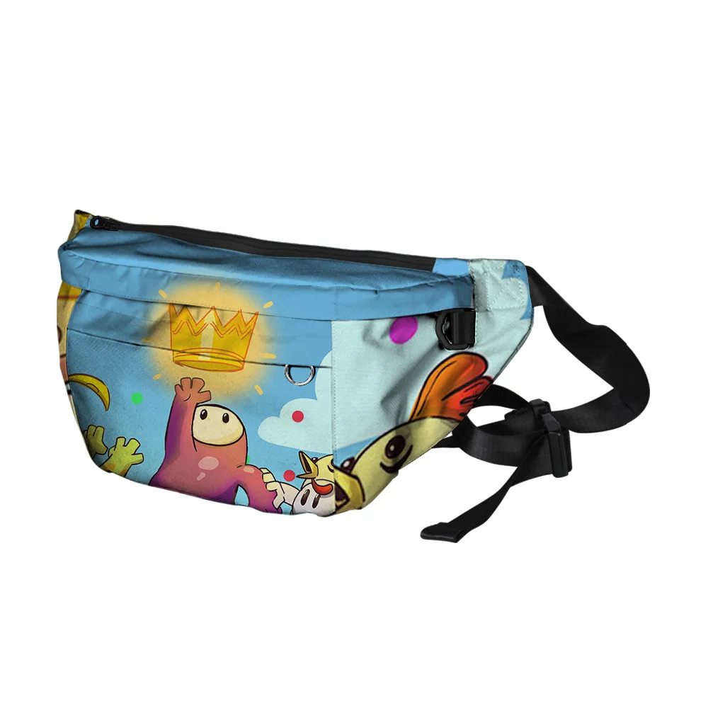 

Fall Guys Shoulder Bag Shoulder Bag Ultimate Knockout Game Cartoon Print Trend Style Party Travel Gift