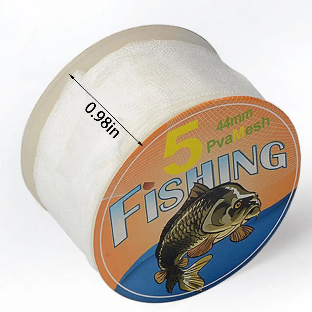 

Carp feeder Fishing PVA Mesh for grundbait Water Soluble Euclidean Net Environmental Protection PVA Net fishing tackle