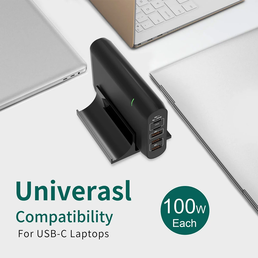 US $21.56 PD 110W Multi GaN Dual USB Type C Fast Charger PD QC 40 30 GaN Quick Charge For MacBook ProLenovo IPhoneGalaxy