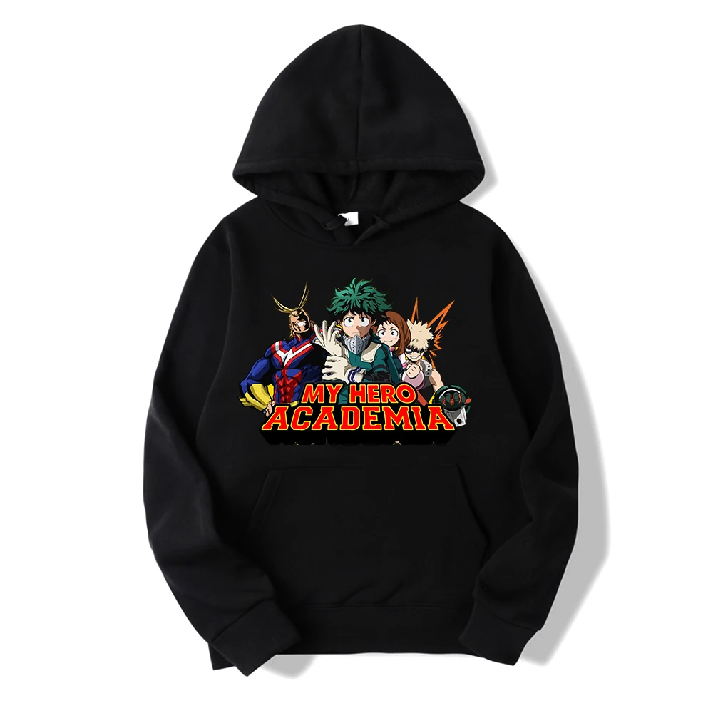 

My Hero Academia Bakugou Katsuki Printed Long-Sleeved Hoodie Casual Graphic Tops Pullover Hoodies Sweatshirt Coat