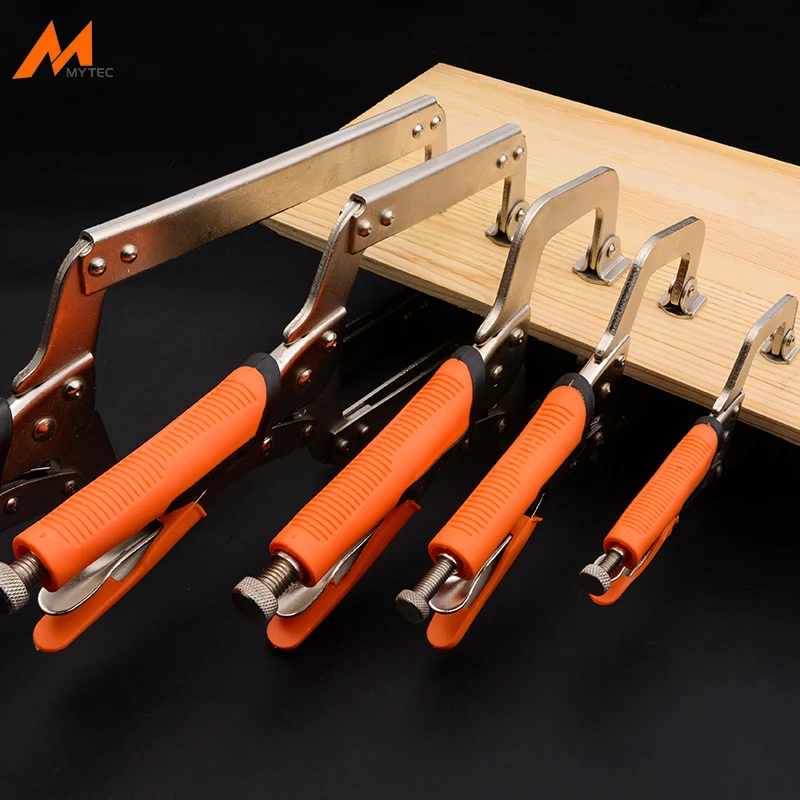 Metal Face Clamp para Carpintaria Tabela Vise Grip Tool Bloqueio c Grampos Armários