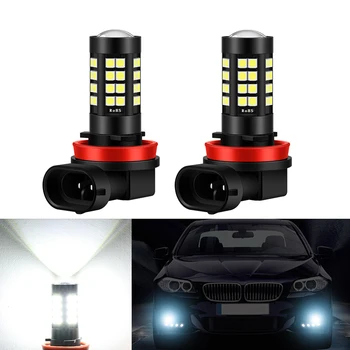 

2x Super White 9006 HB4 CREE Chip 3030 LED Fog Light Driving Bulbs For BMW E63 E64 E46 330ci