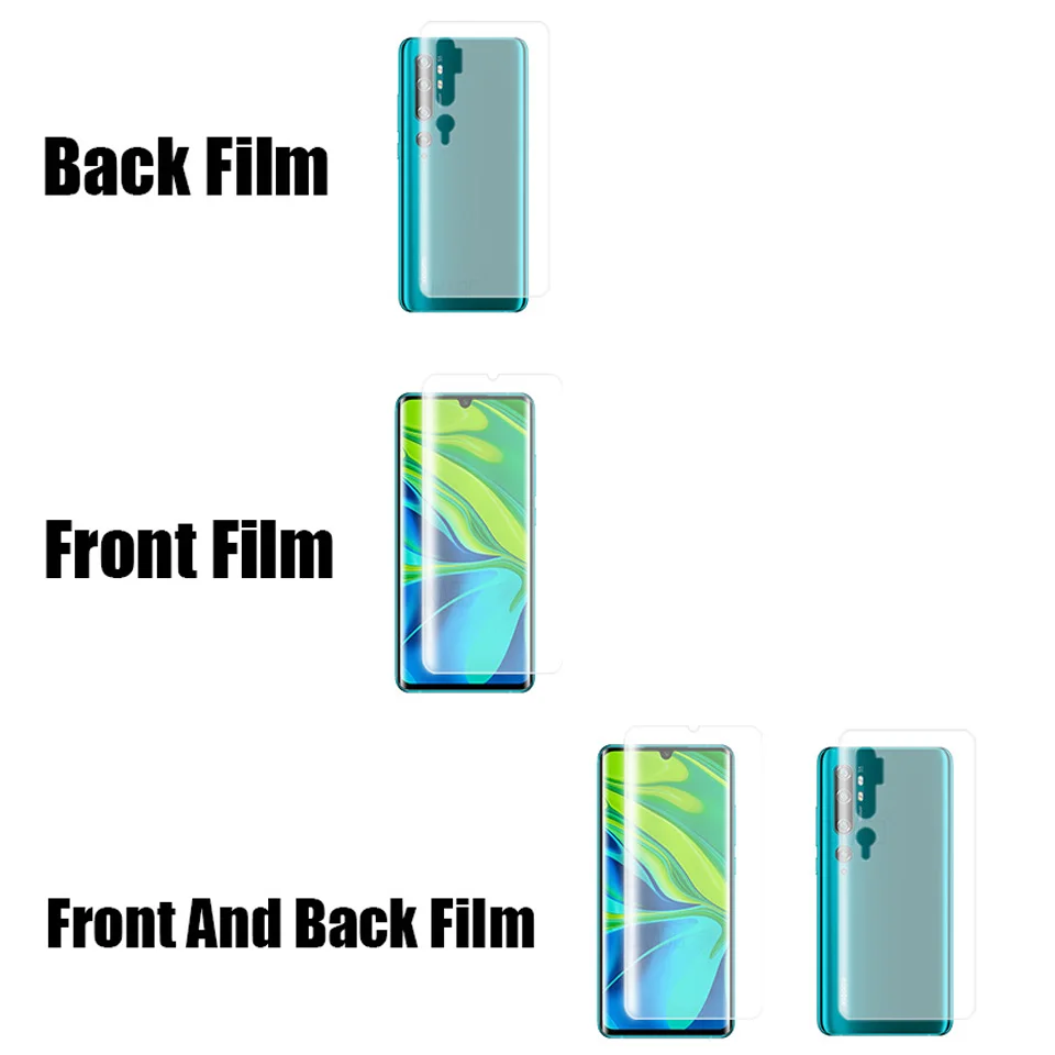 99D Передняя Задняя Гидрогелевая пленка для хуавей Huawei P30 P20 P40 Lite Pro p smart z y9 prime 2019 Nova