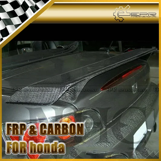 FRP крыло губы для Honda S2000 углерода/Стекло волокна JS Racing задний багажник спойлер для тела комплект тюнинг Накладка для S2000 гонки